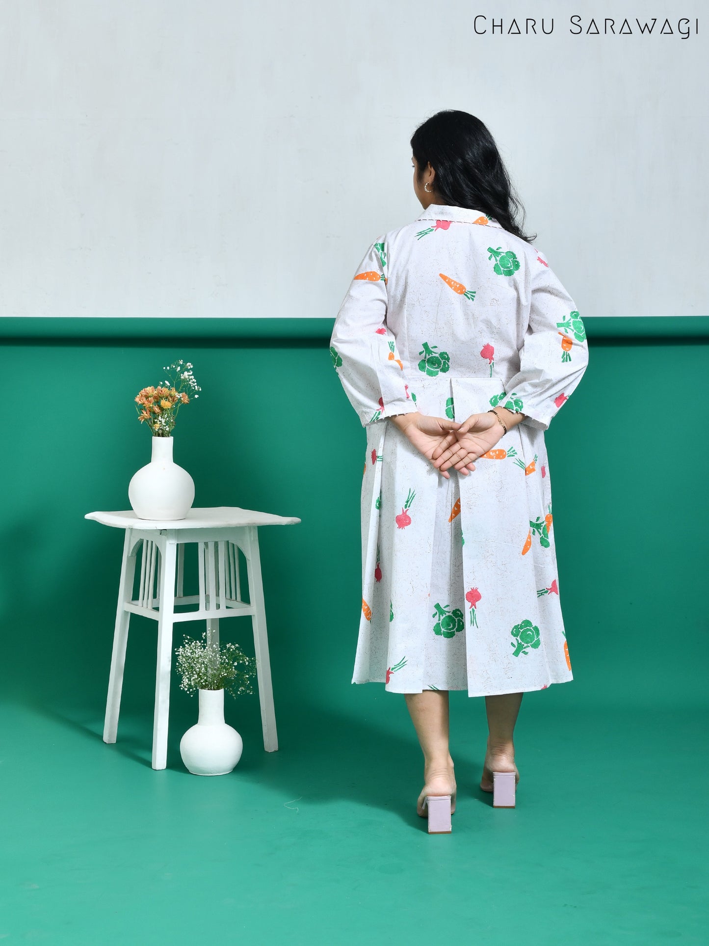 Veggie Dress (HandPrinted)