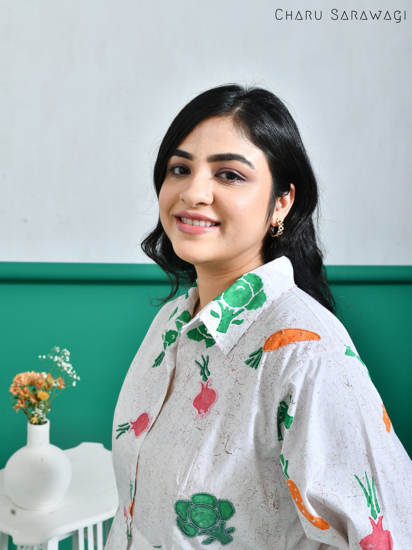 Veggie Dress (HandPrinted)