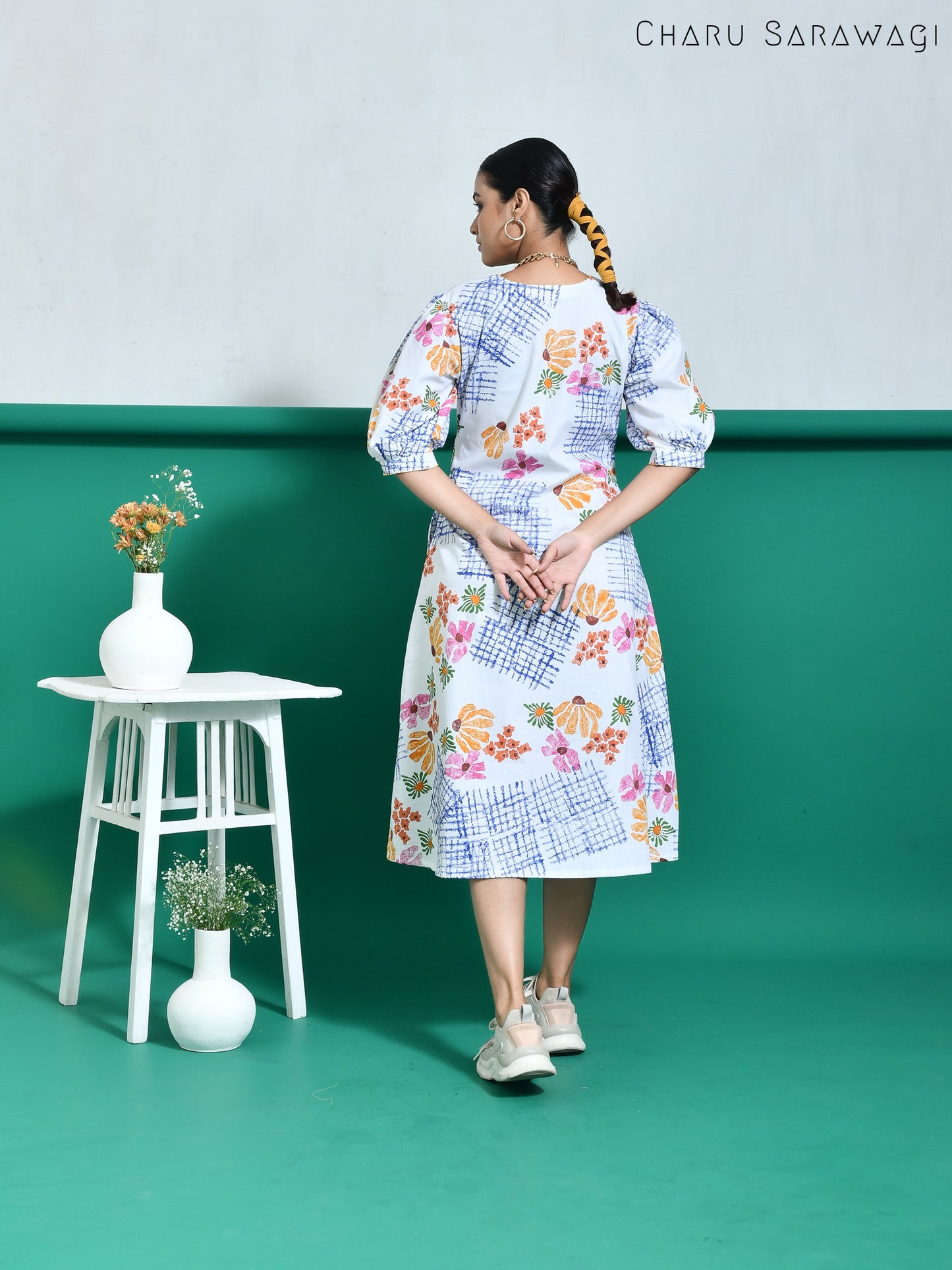 Daisy Dress (HandPrinted)