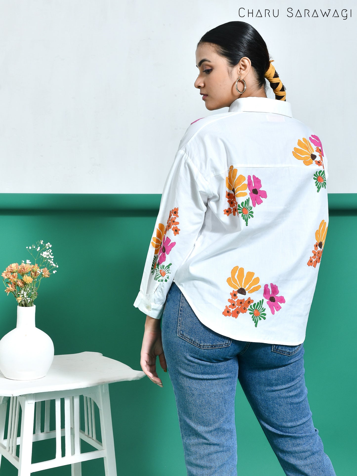 Daisy Shirt (HandPrinted)