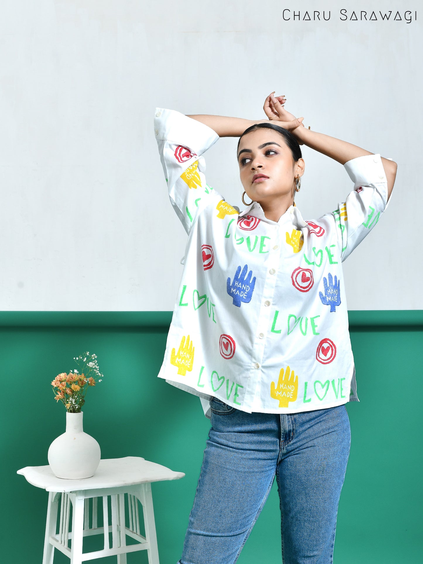 Handmade Shirt (HandPrinted)