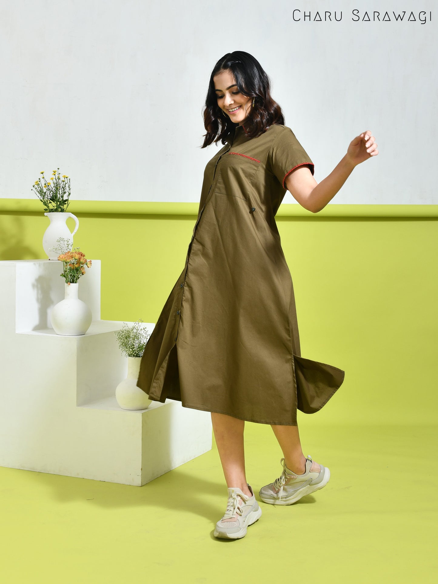 Olive Dress