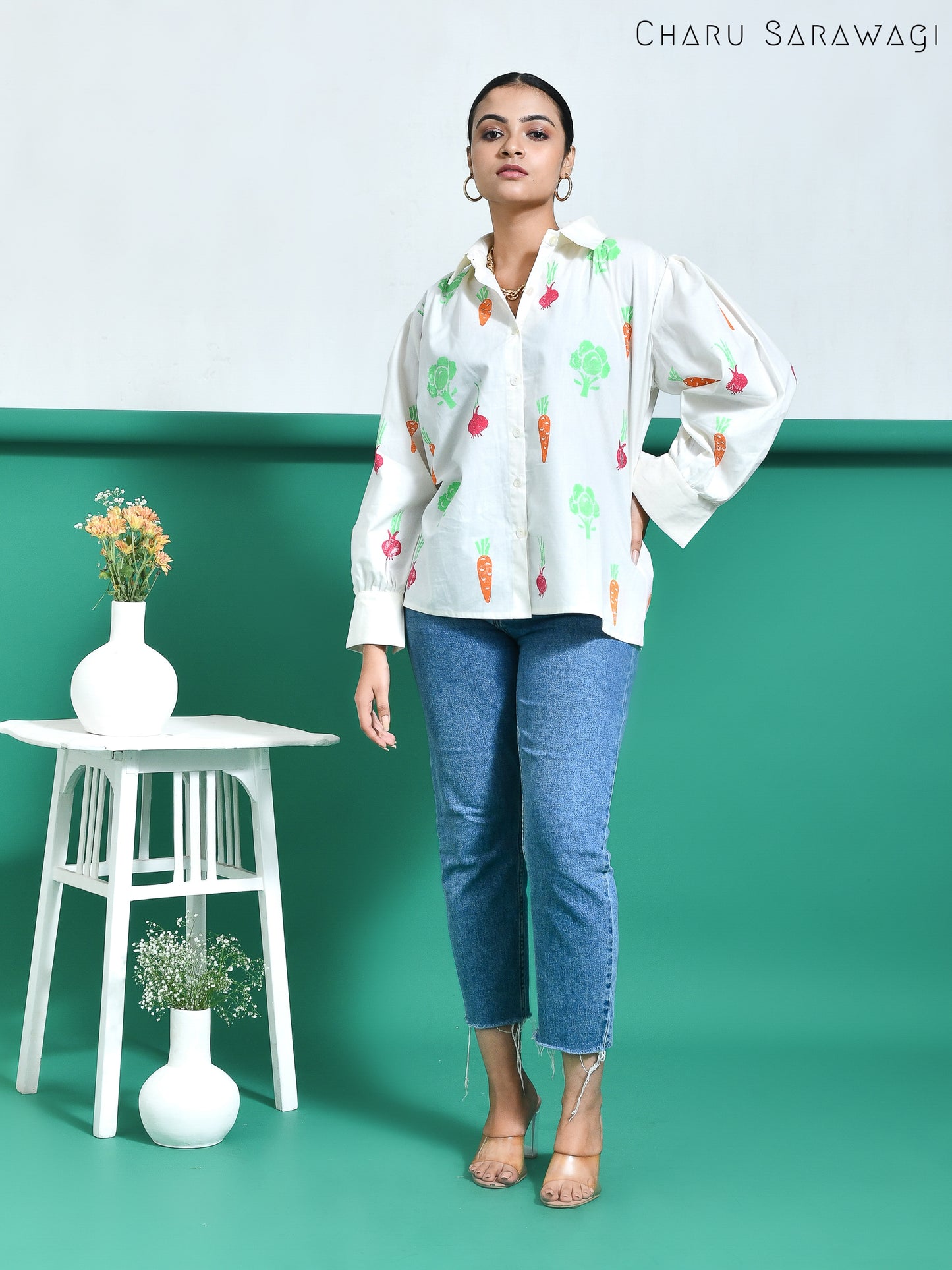 Veggie Shirt (HandPrinted)