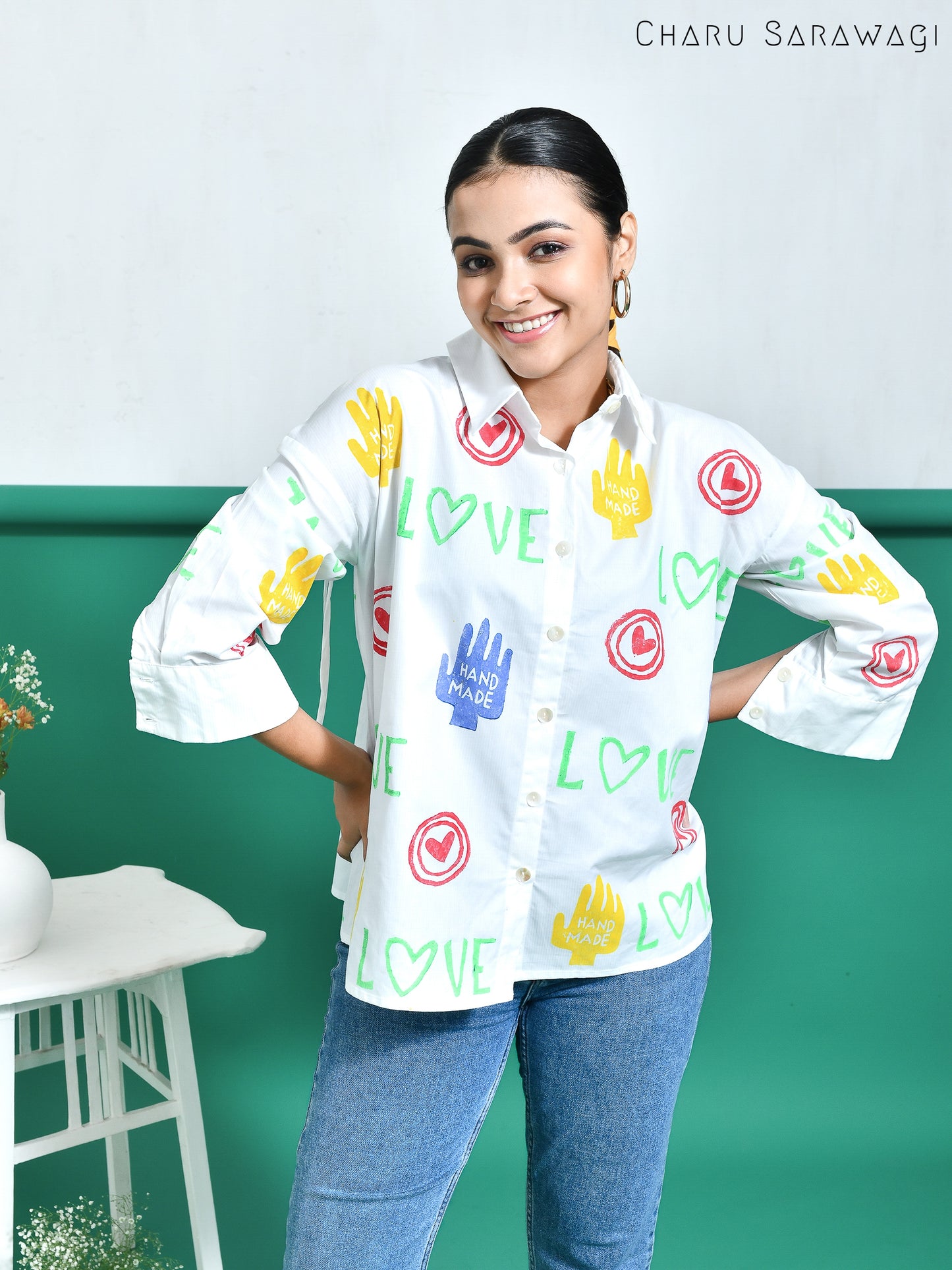 Handmade Shirt (HandPrinted)