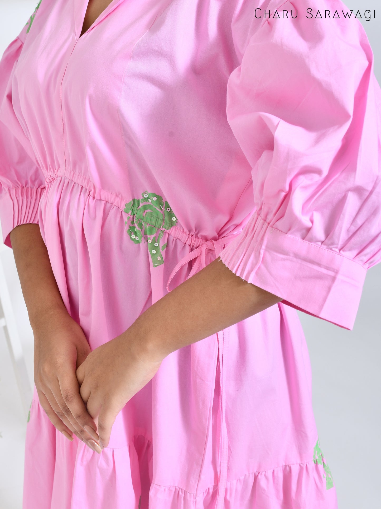 Broccoli Dress (HandPrinted)
