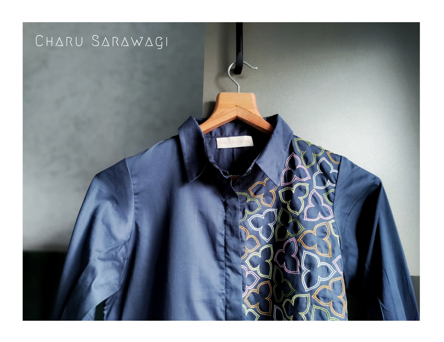 Abstract Floral Shirt