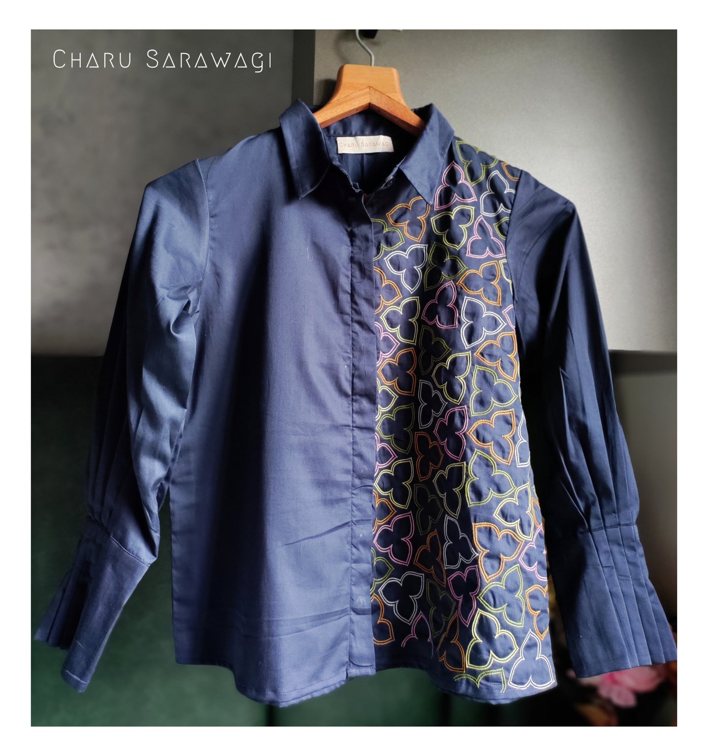 Abstract Floral Shirt