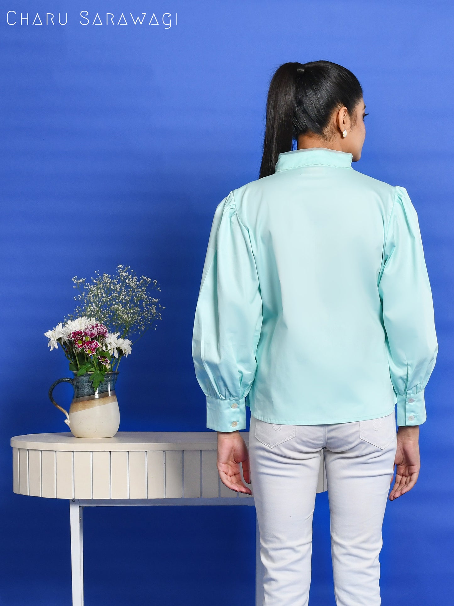 SCALLOP FLORET SHIRT