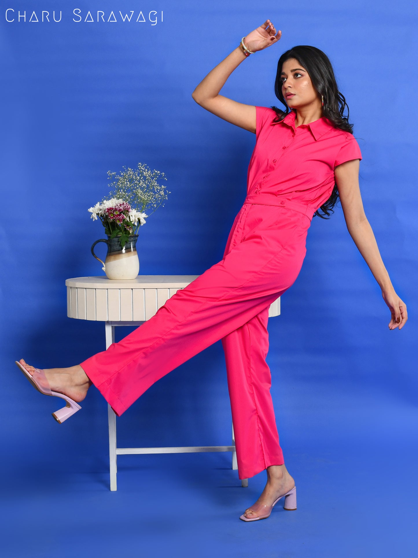 BUTTON UP JUMPSUIT