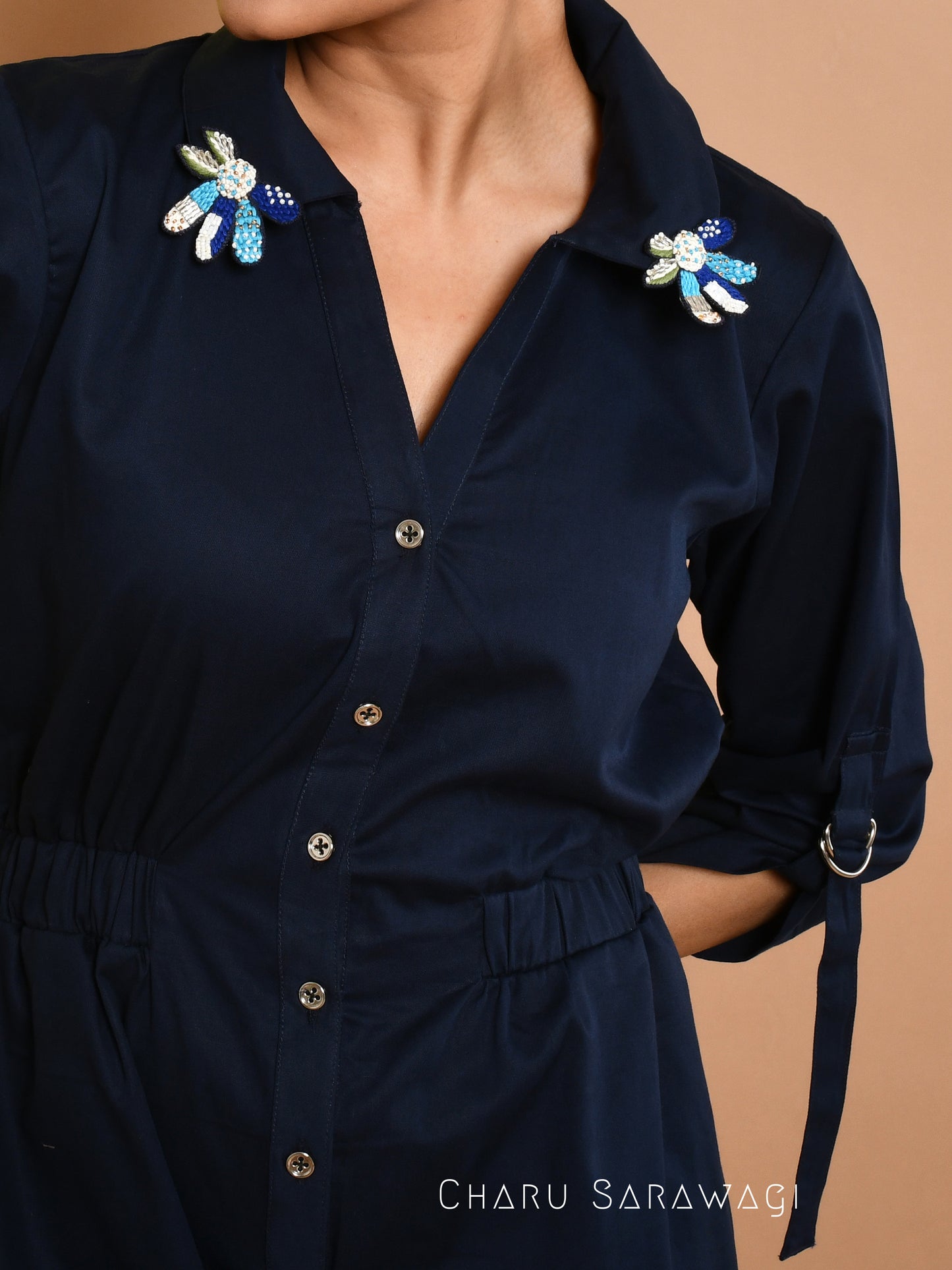 FRENCH NAVY JUMPSUIT