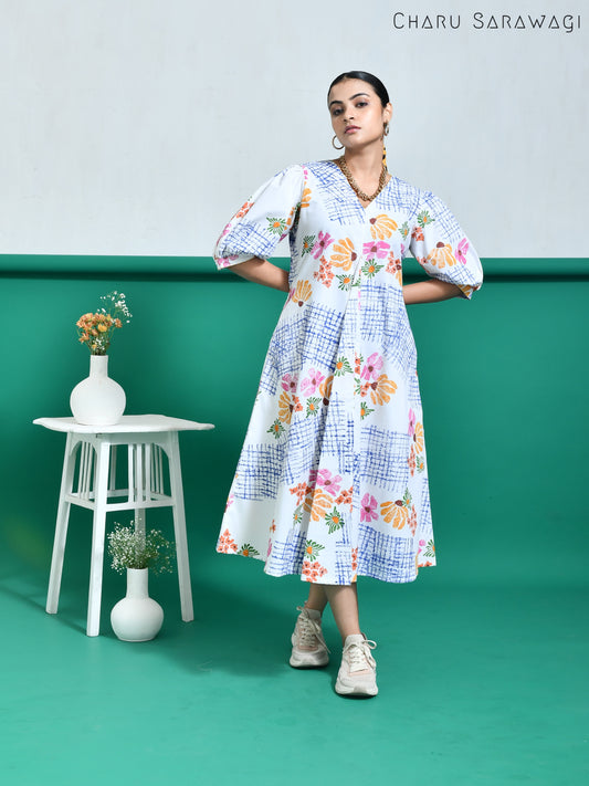 Daisy Dress (HandPrinted)