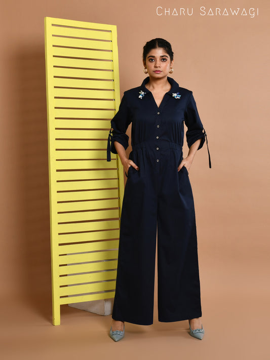 FRENCH NAVY JUMPSUIT